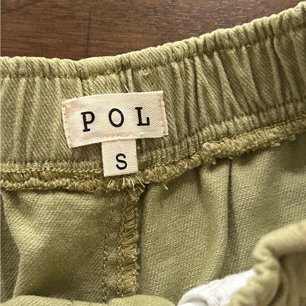 POL High Rise Cotton Shorts Size Small Lot of Two Pink and Green - Picture 5 of 16
